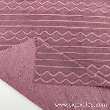 knitted jacquard fabric with polyester spandex